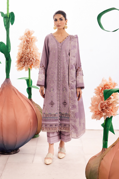 Iznik | Dahlia Embroidered Lawn | DL-04 - House Of Anaya
