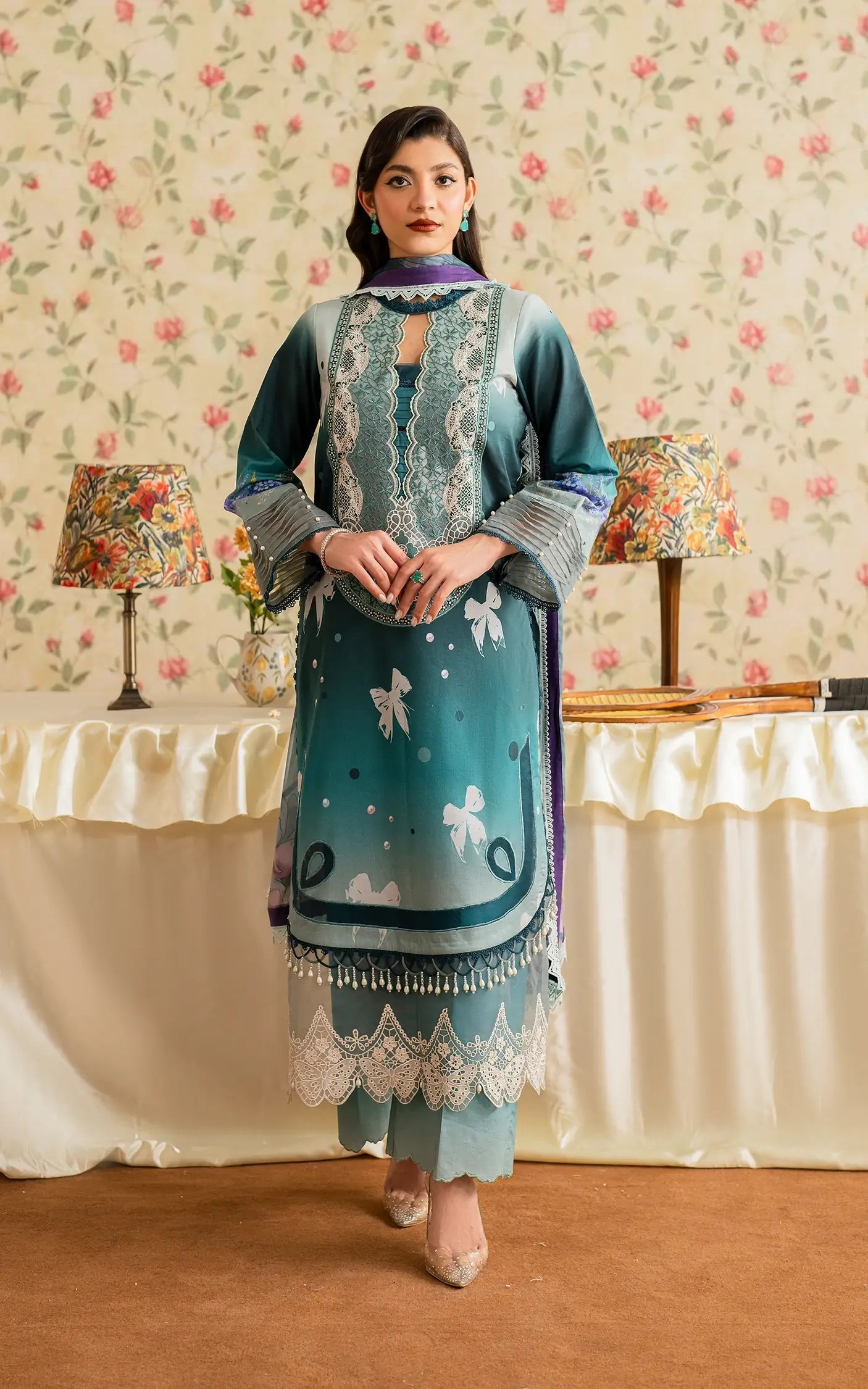 Asifa and Nabeel | Meraki Vintage 25 | Jal (MVL25-09) - House Of Anaya