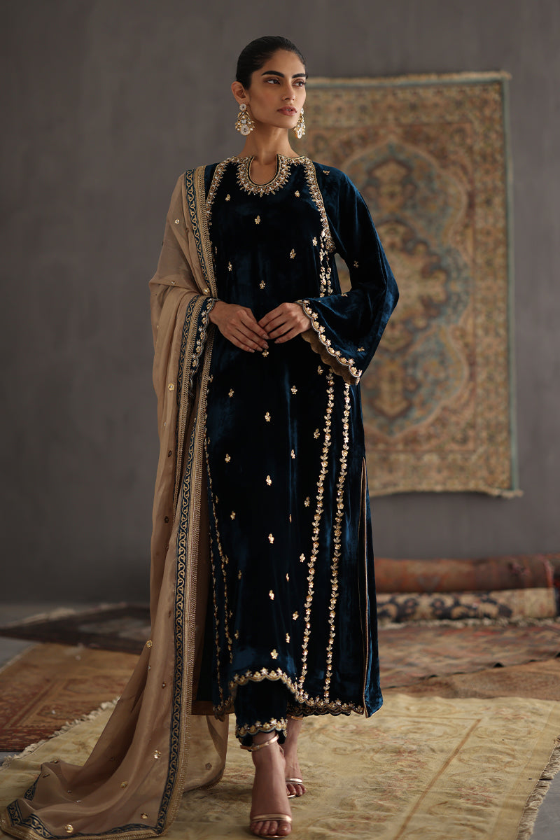 Sana Abbas | Velvet Formals | JOLINE - House Of Anaya