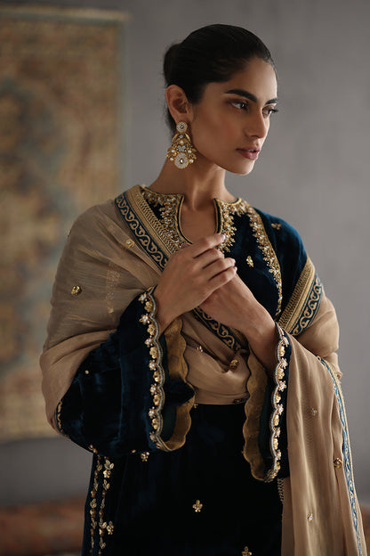 Sana Abbas | Velvet Formals | JOLINE - House Of Anaya
