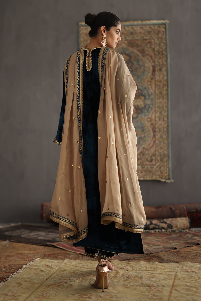 Sana Abbas | Velvet Formals | JOLINE - House Of Anaya