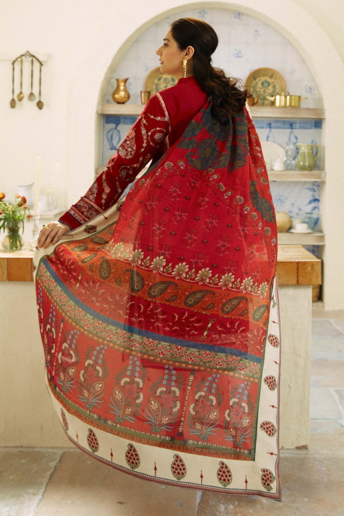 Zara Shahjahan | Coco Lawn Eid Edit 24 | KASHMIR KALI-D3 - House Of Anaya