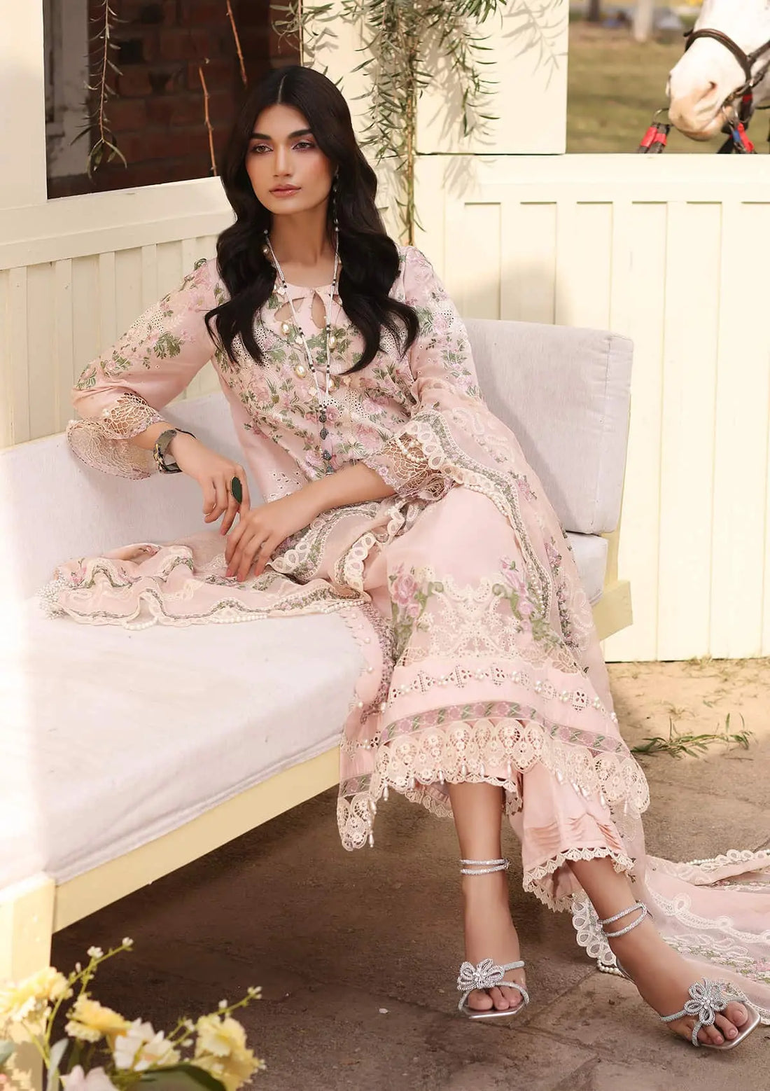 Kahf Premium | Festive Lawn 24 | KFL-09B NORA - House Of Anaya