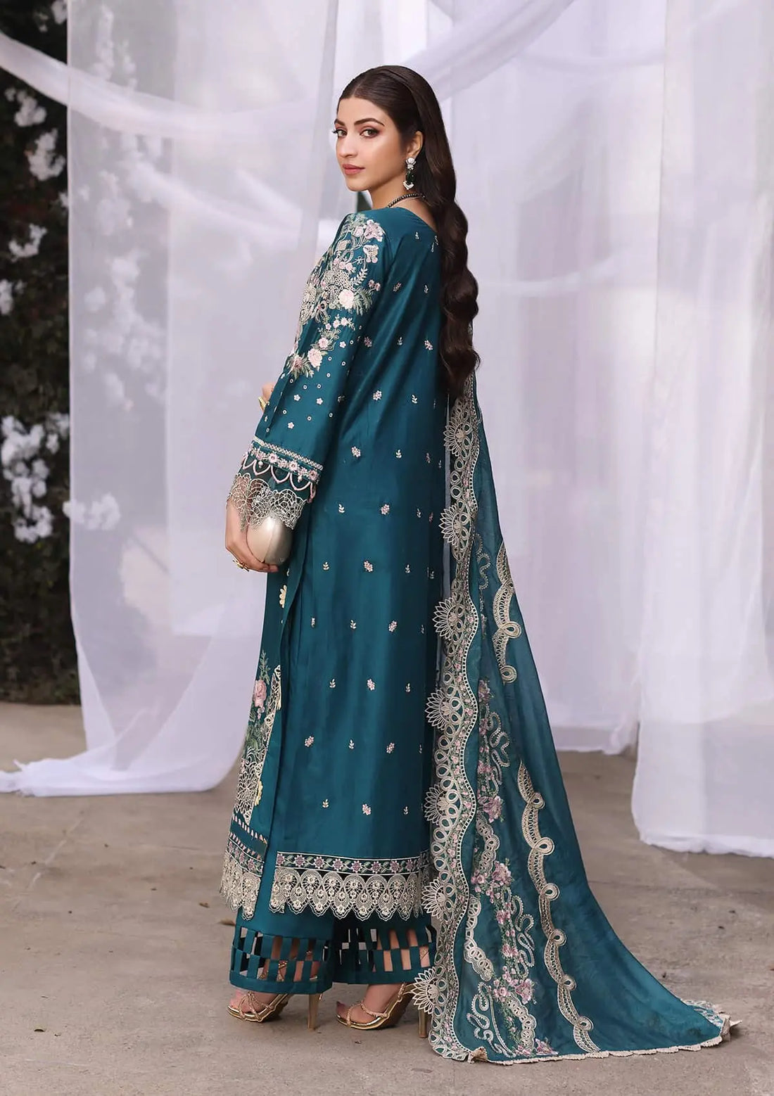 Kahf Premium | Festive Lawn 24 | KFL-09A BANO - House Of Anaya