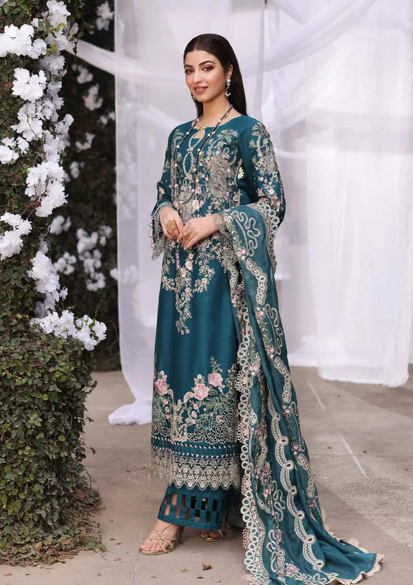 Kahf Premium | Festive Lawn 24 | KFL-09A BANO - House Of Anaya