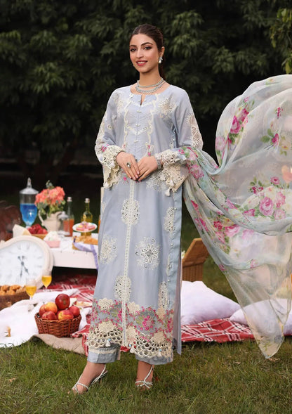 Kahf Premium | Festive Lawn 24 | KFL-08A FIRUZE - House Of Anaya