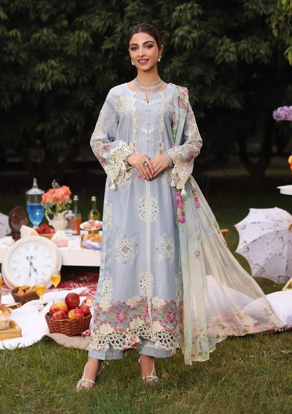 Kahf Premium | Festive Lawn 24 | KFL-08A FIRUZE - House Of Anaya