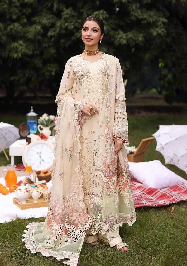 Kahf Premium | Festive Lawn 24 | KFL-07 SHIREEN - House Of Anaya