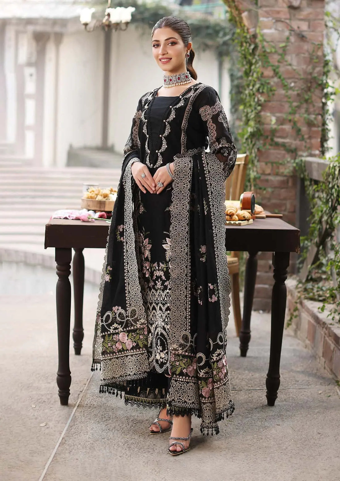 Kahf Premium | Festive Lawn 24 | KFL-06 NOOR - House Of Anaya
