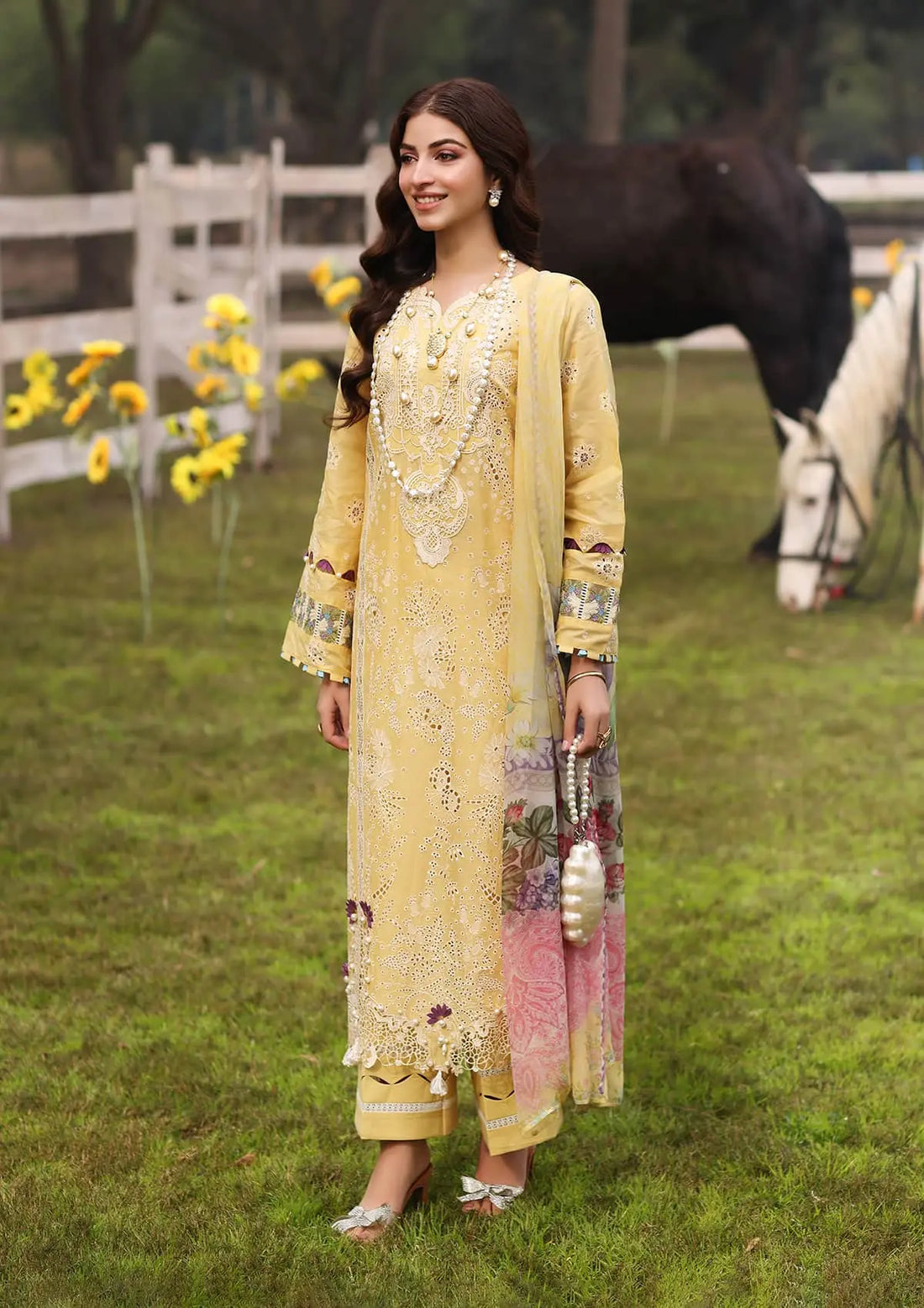 Kahf Premium | Festive Lawn 24 | KFL-05 SAHAR - House Of Anaya