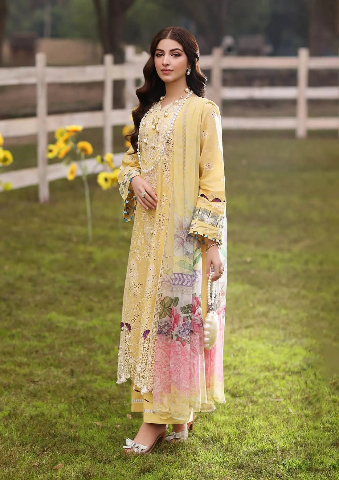 Kahf Premium | Festive Lawn 24 | KFL-05 SAHAR - House Of Anaya