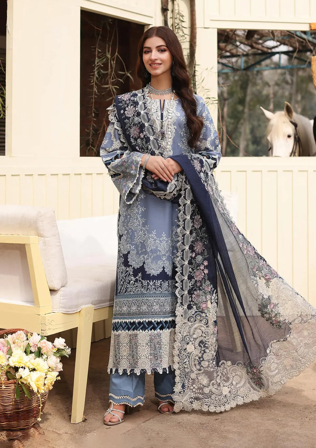 Kahf Premium | Festive Lawn 24 |KFL-04 KINZA - House Of Anaya