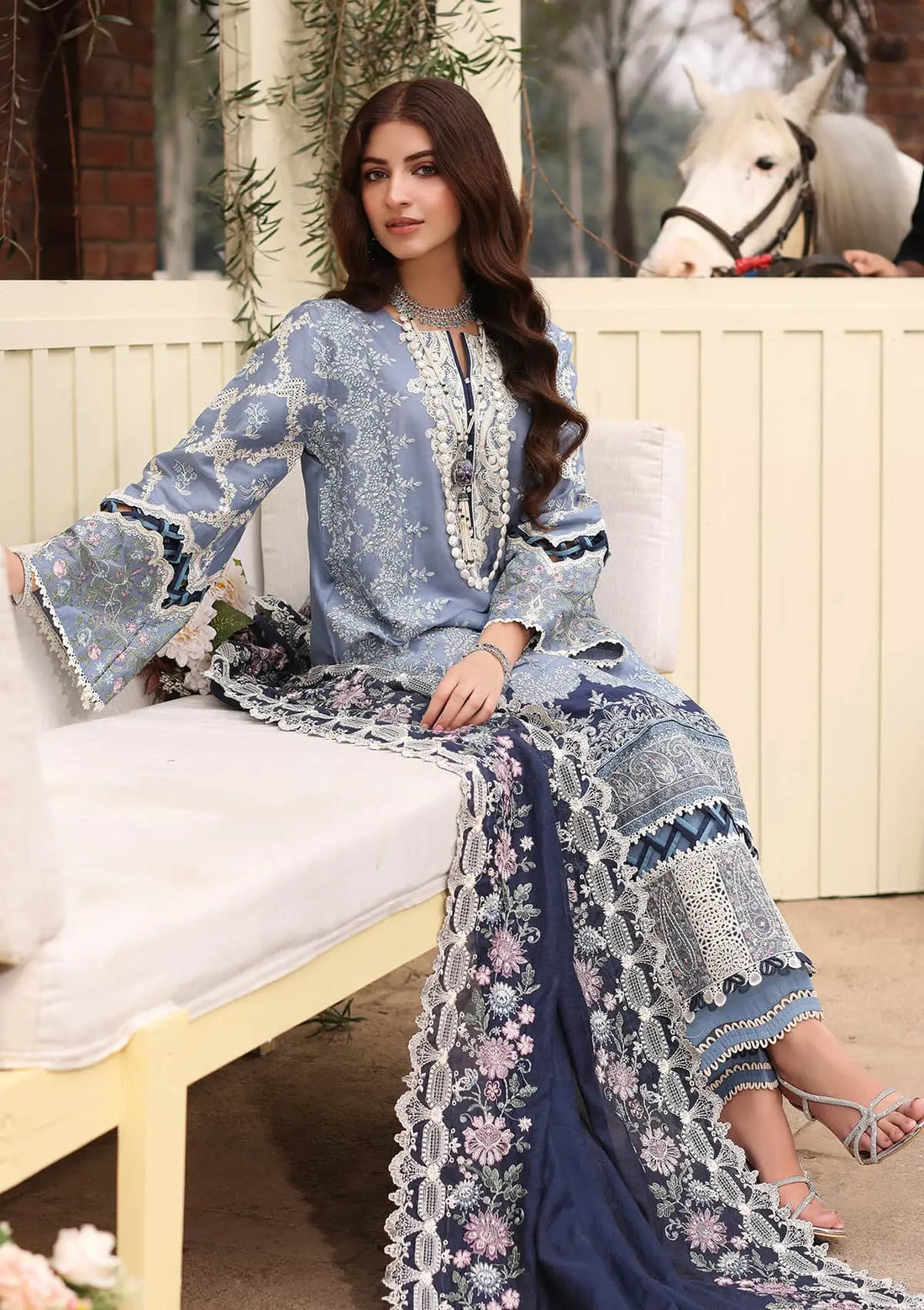 Kahf Premium | Festive Lawn 24 |KFL-04 KINZA - House Of Anaya