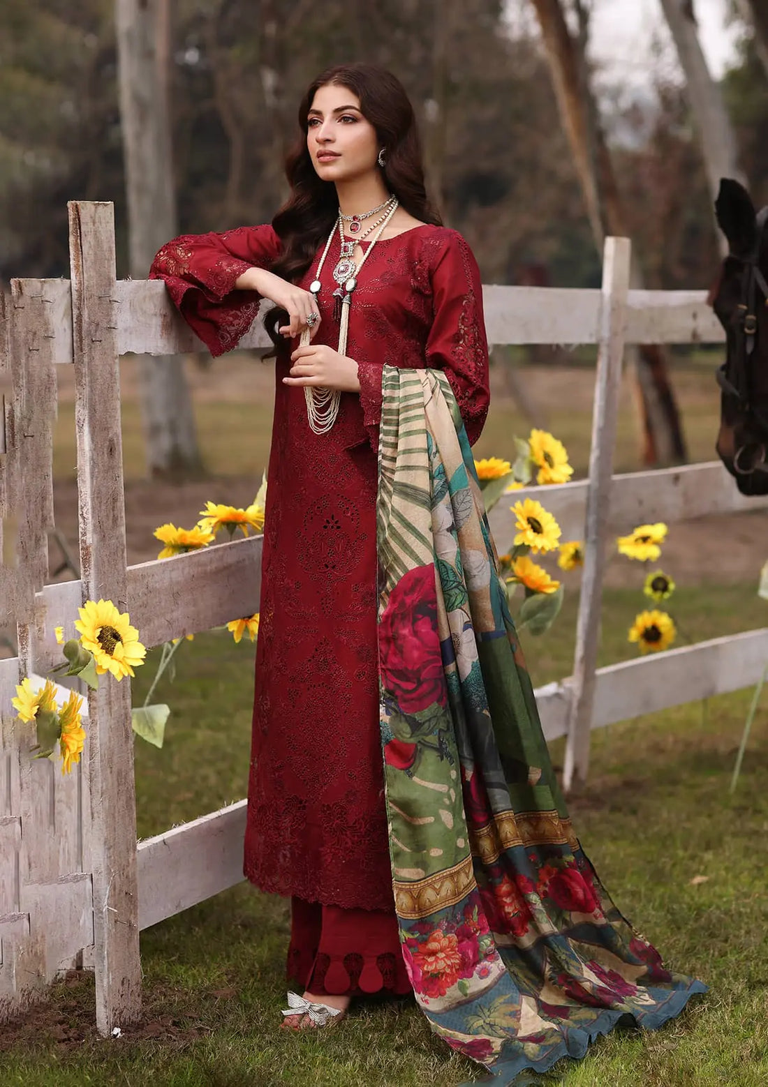 Kahf Premium | Festive Lawn 24 | KFL-02 ALORA - House Of Anaya