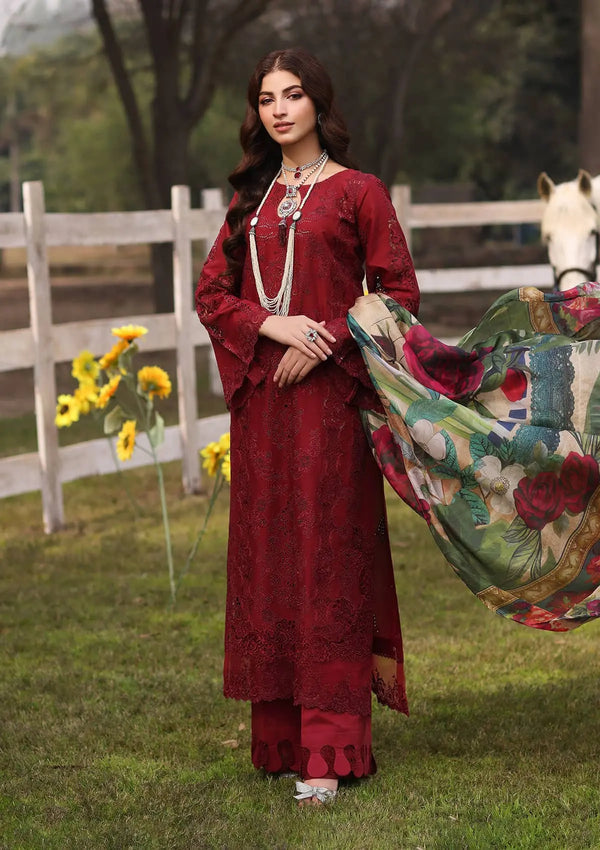 Kahf Premium | Festive Lawn 24 | KFL-02 ALORA - House Of Anaya