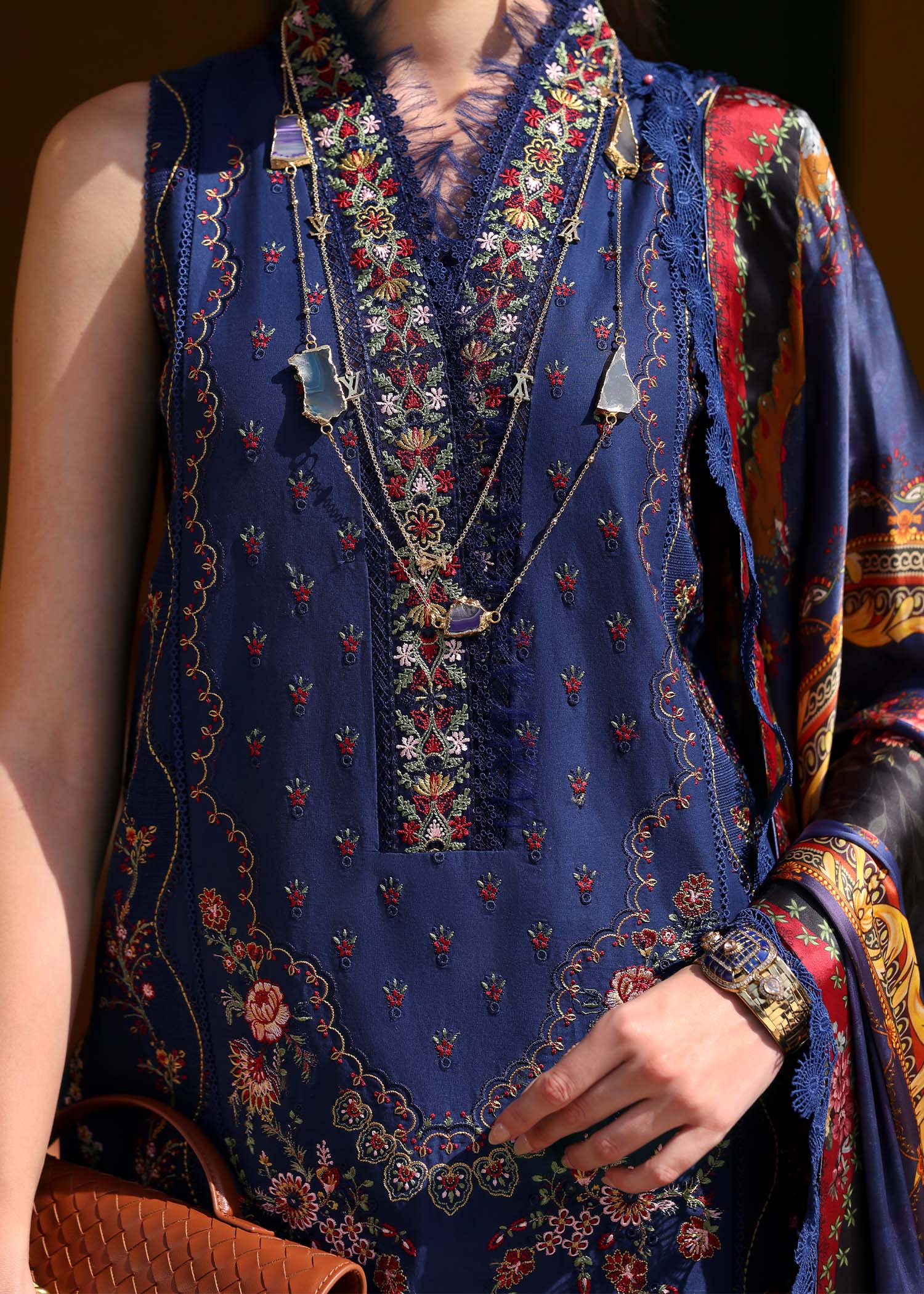 Kanwal Malik | Elysia Luxury Lawn 25 | Azure