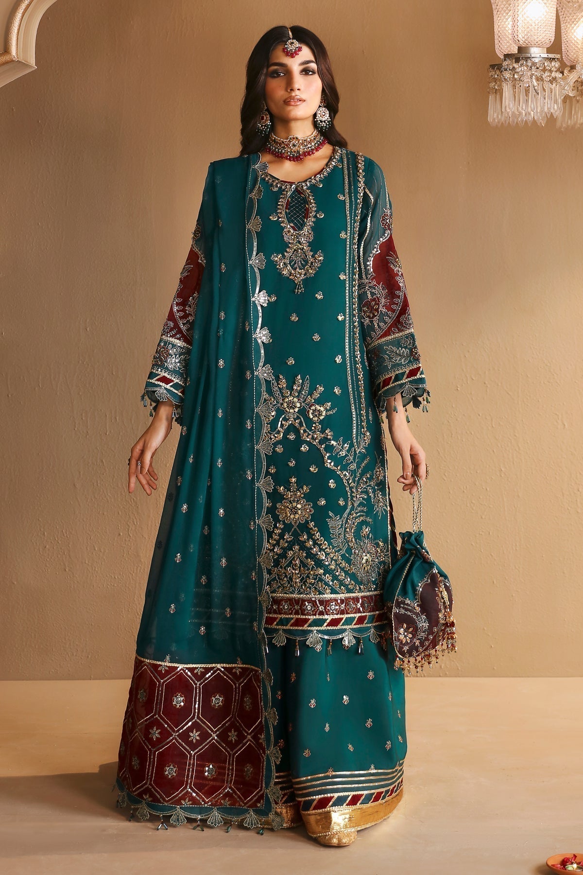 Alizeh | Reena Wedding Formals | AF-HM-4024-KHIVA - House Of Anaya