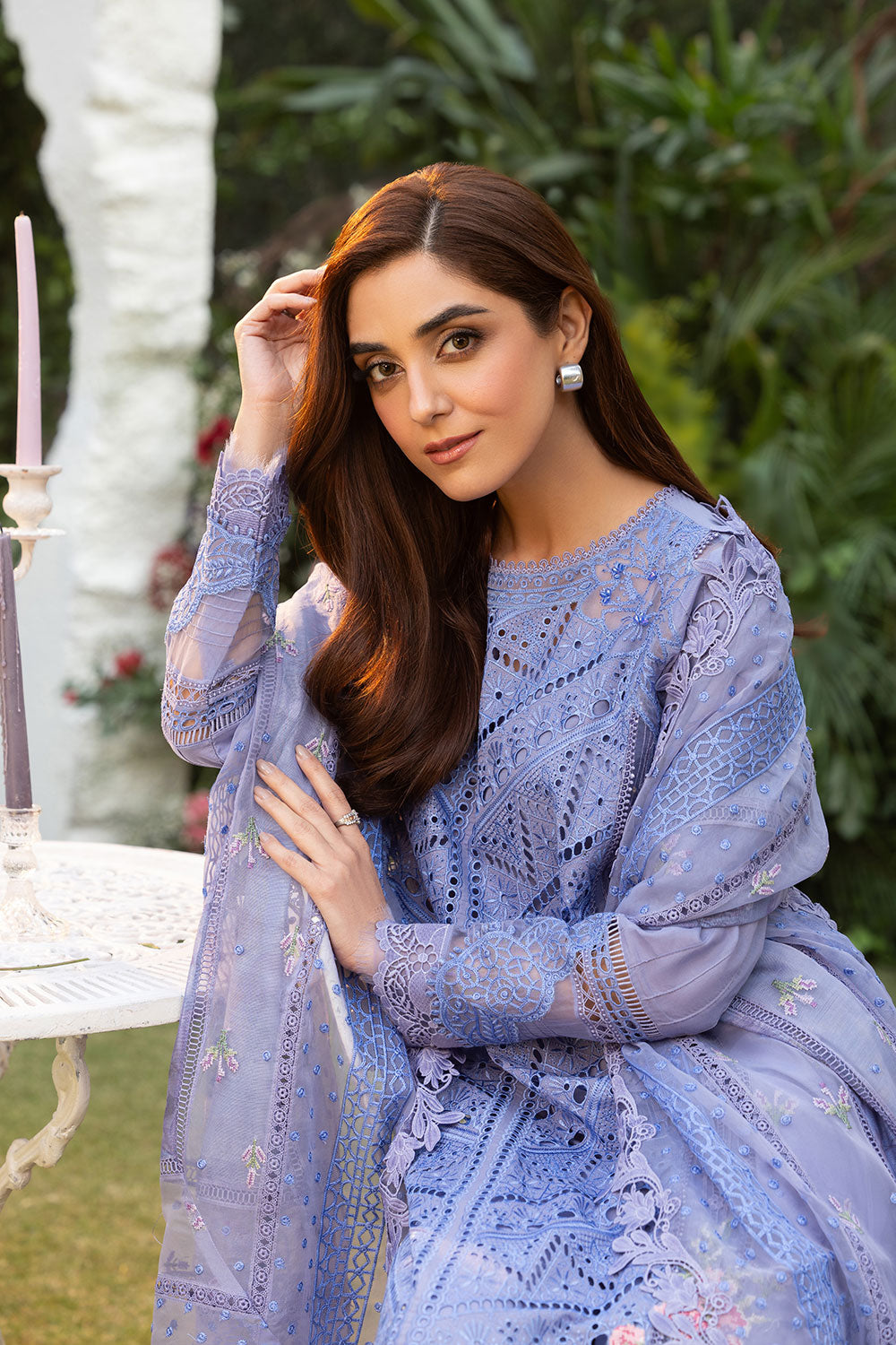 Sobia Nazir | Luxury Lawn 25 | 10B - House Of Anaya