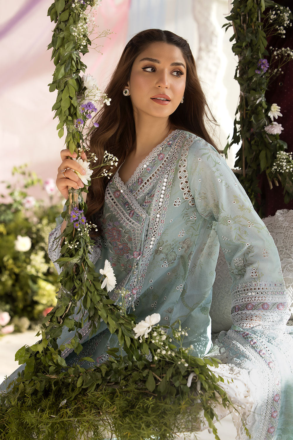 Sobia Nazir | Luxury Lawn 25 | 13A - House Of Anaya