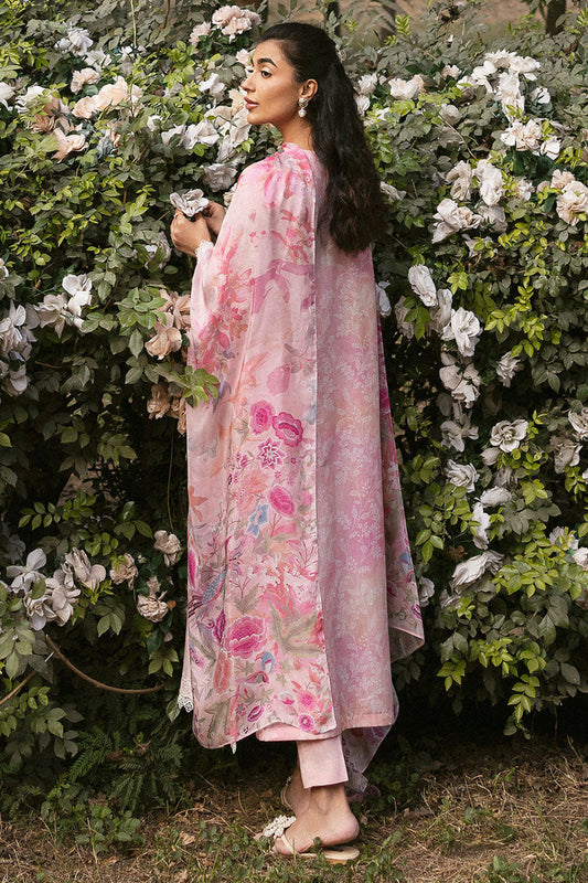 Cross Stitch | Premium Lawn 25 | MEADOW MIST - House Of Anaya