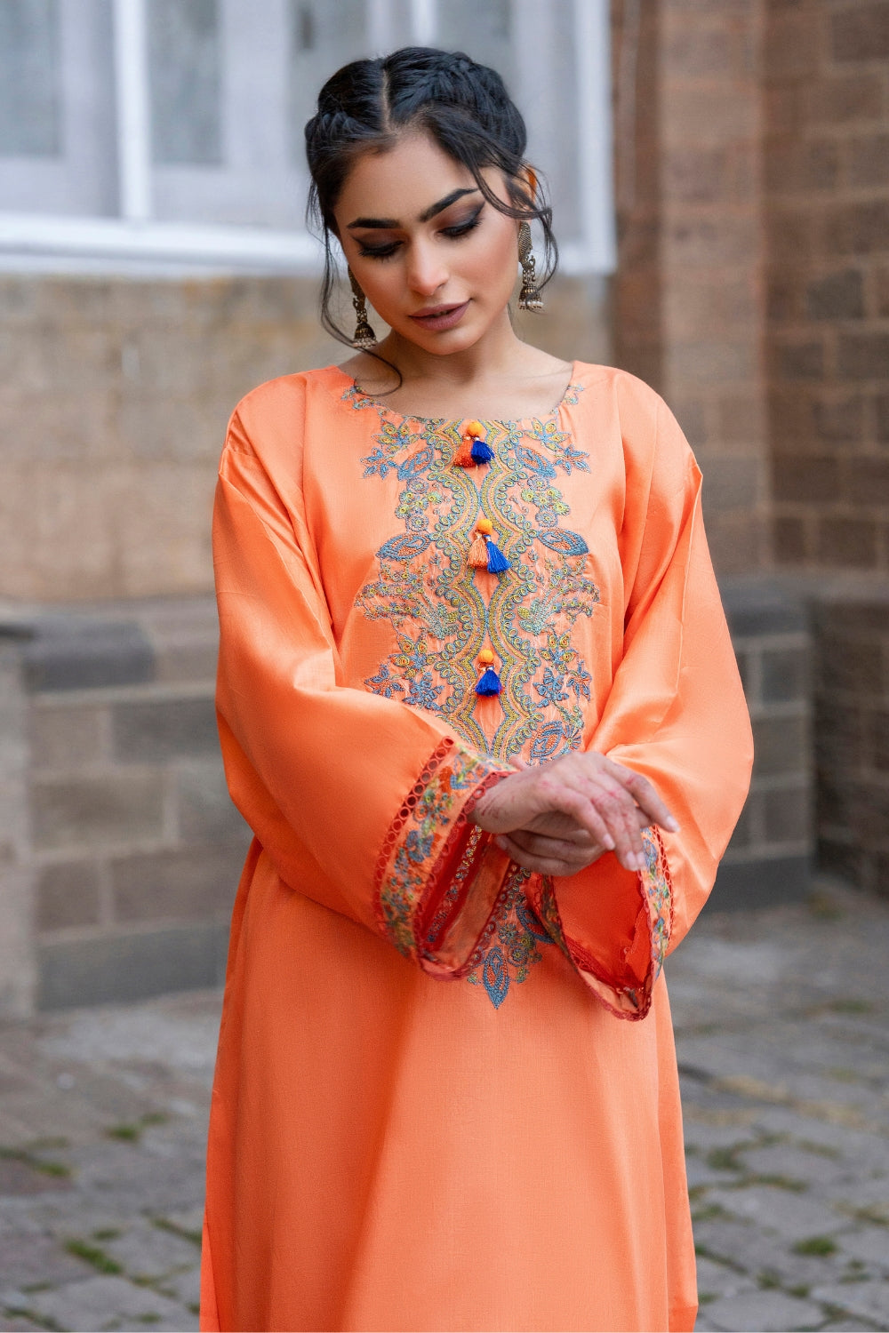 Ittehad | Embroidered Lawn | I-24 - House Of Anaya