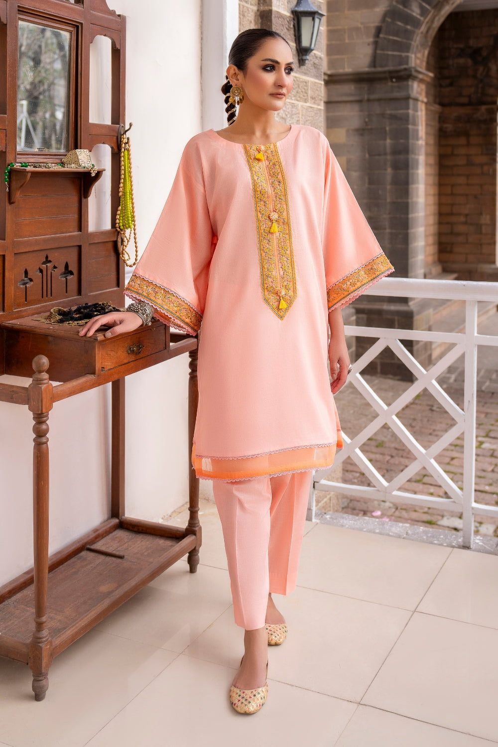 Ittehad | Embroidered Lawn | I-25 - House Of Anaya