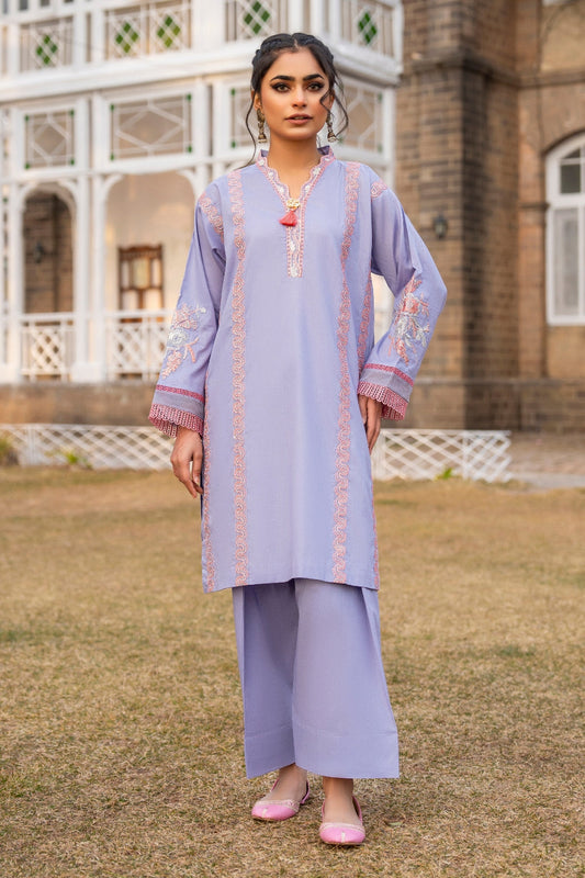 Ittehad | Embroidered Lawn | I-22 - House Of Anaya