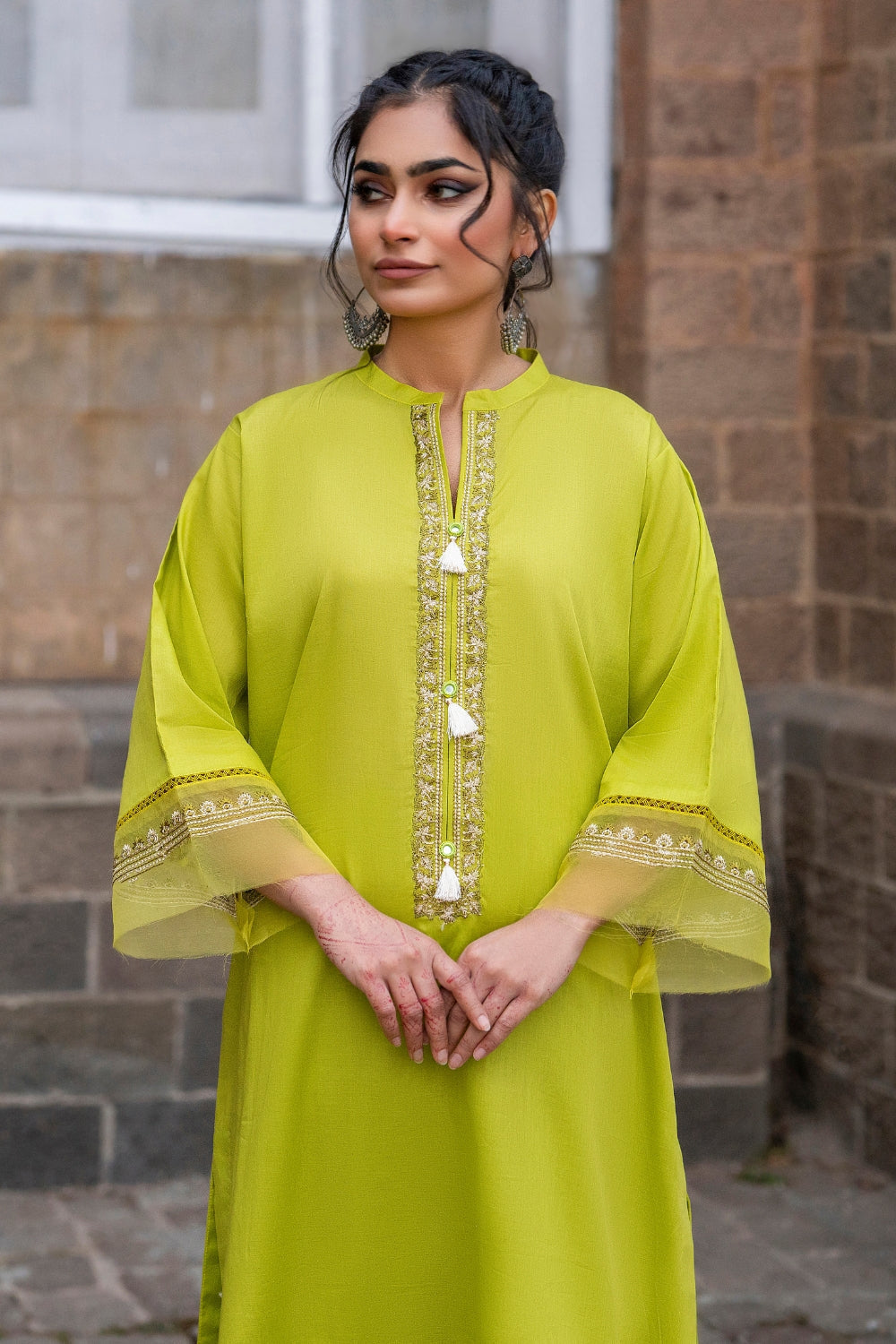 Ittehad | Embroidered Lawn | I-23 - House Of Anaya