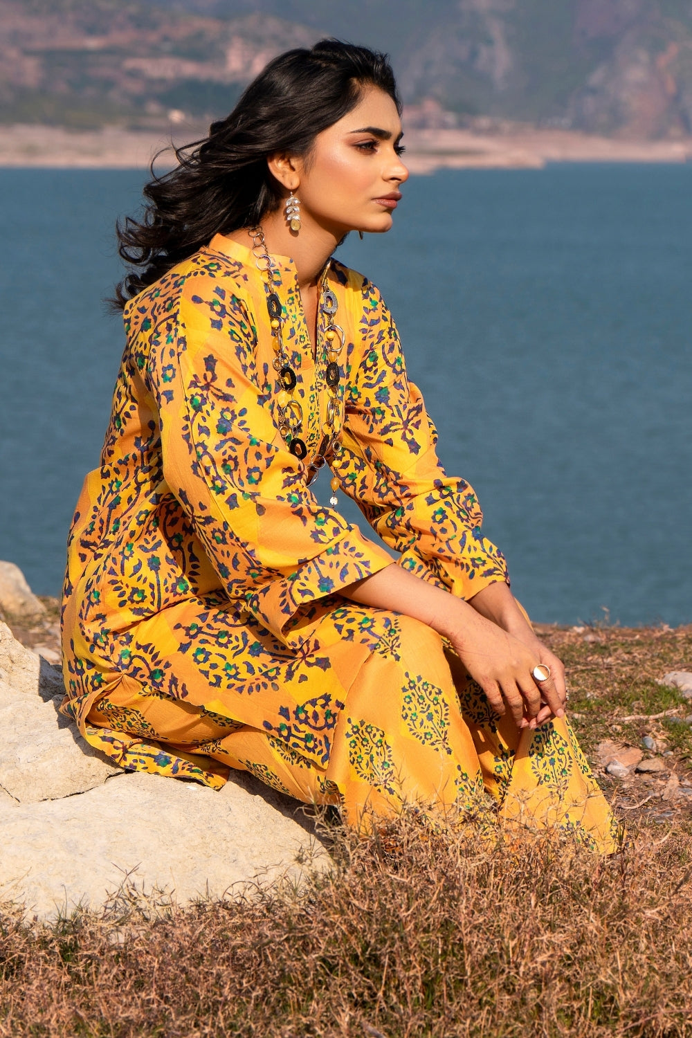 Ittehad | Embroidered Lawn | I-30 - House Of Anaya