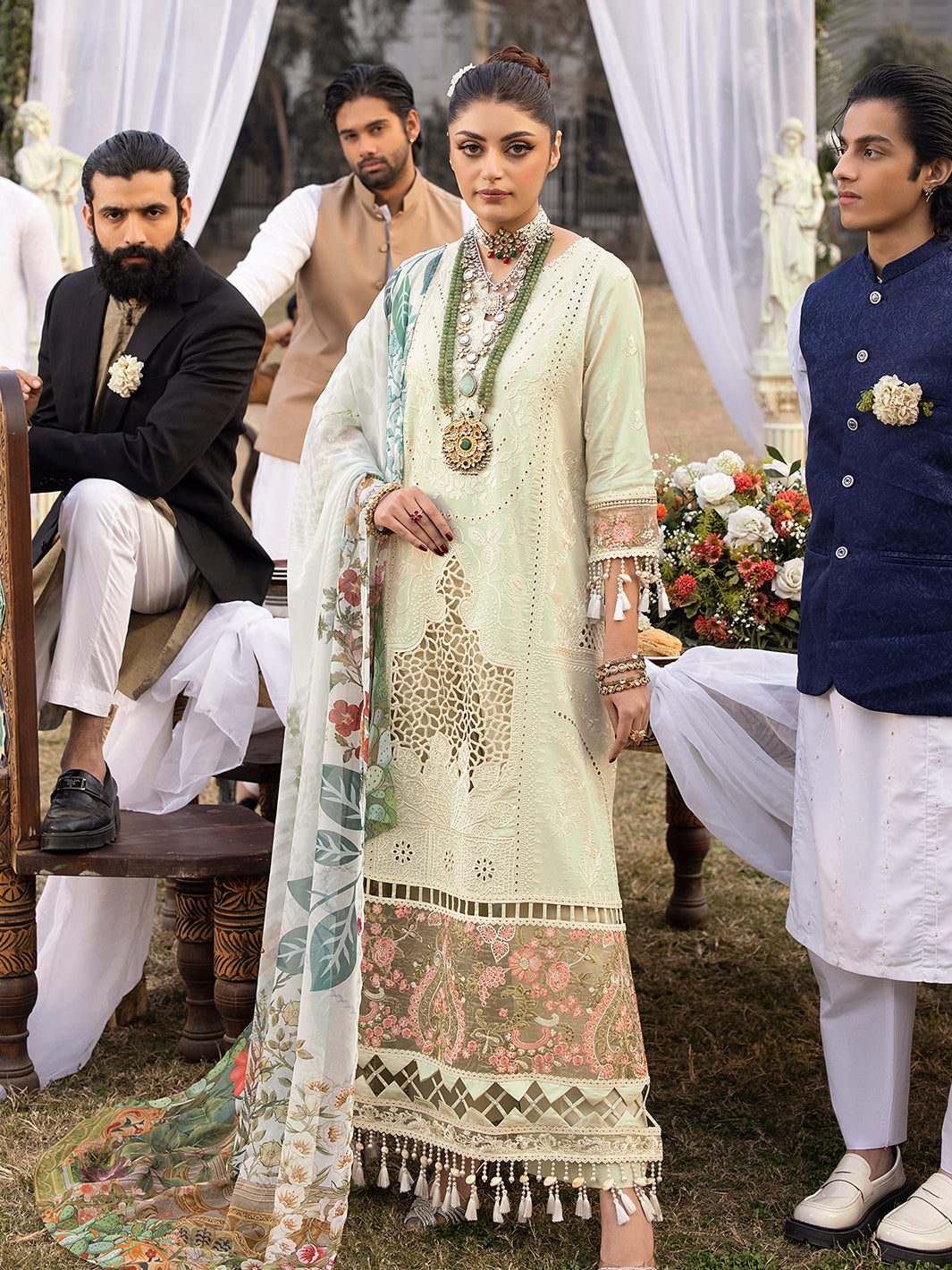 Mahnur | Mahrukh Luxury Lawn 24 | LILLY - House Of Anaya