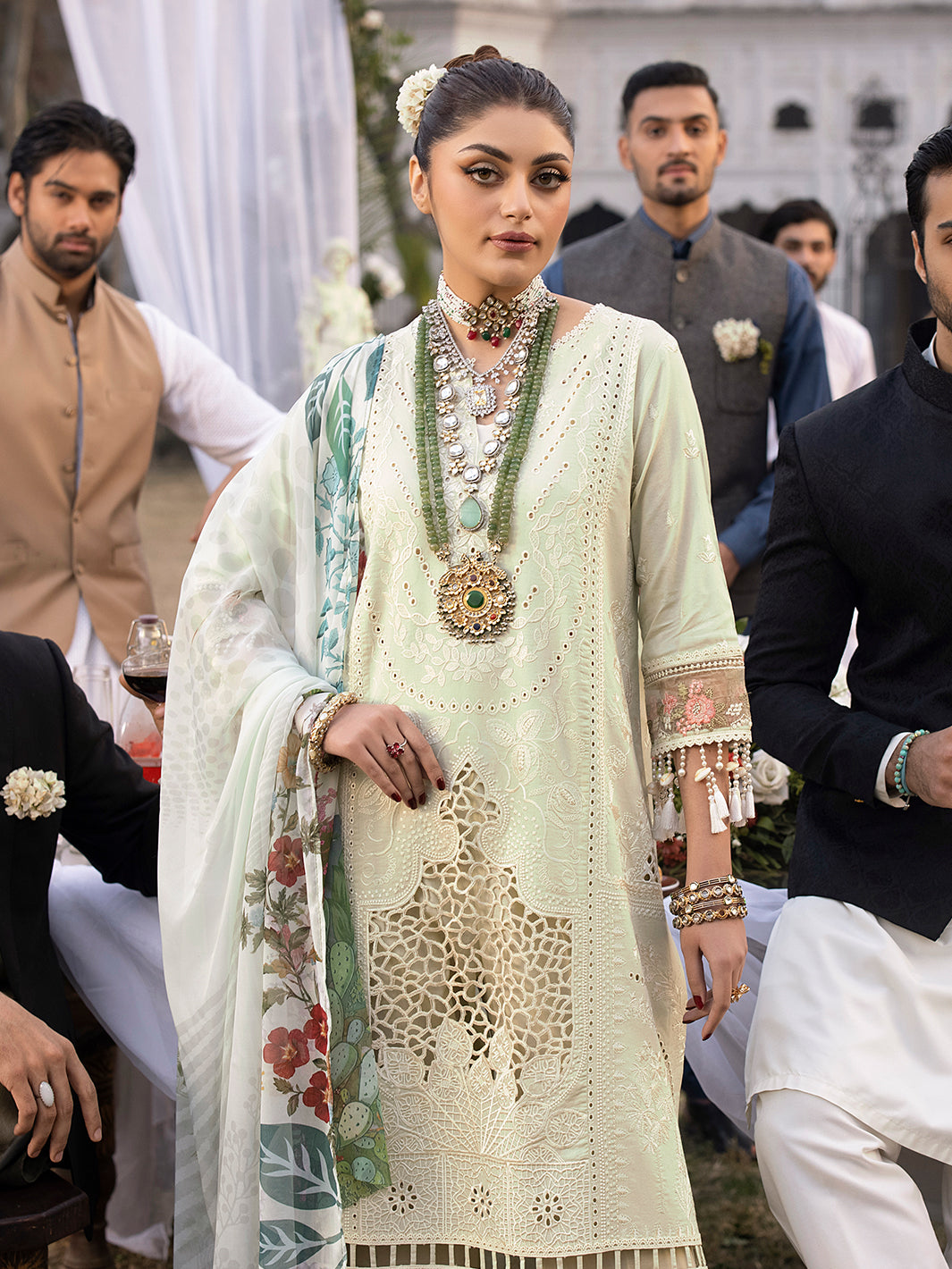 Mahnur | Mahrukh Luxury Lawn 24 | LILLY - House Of Anaya