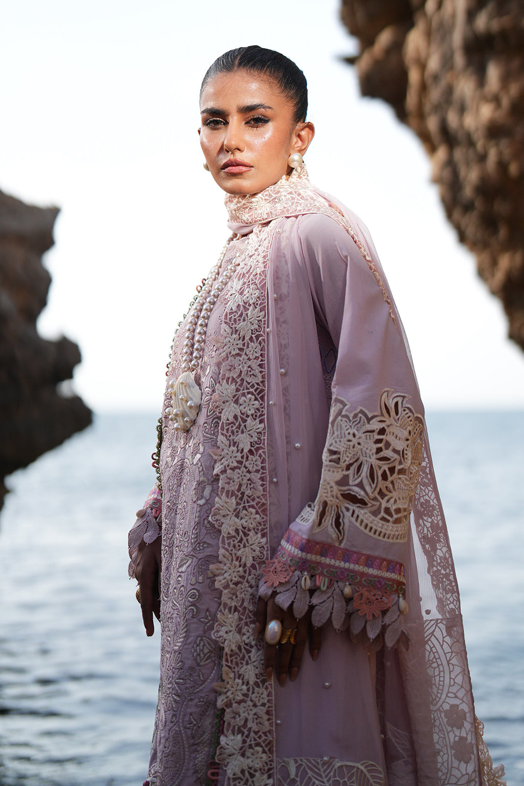 AJR Couture | Dastan Luxury Lawn 25 | Luxe - House Of Anaya