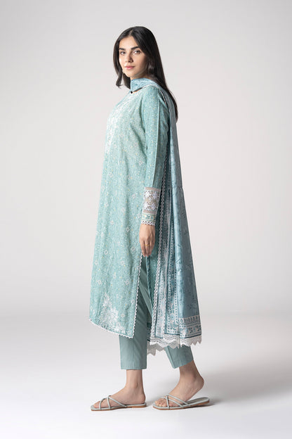 Maria B | Basics RTW | 3 Pc Embroidered Mesh Lurex Dots Suit | MB-CS25-142