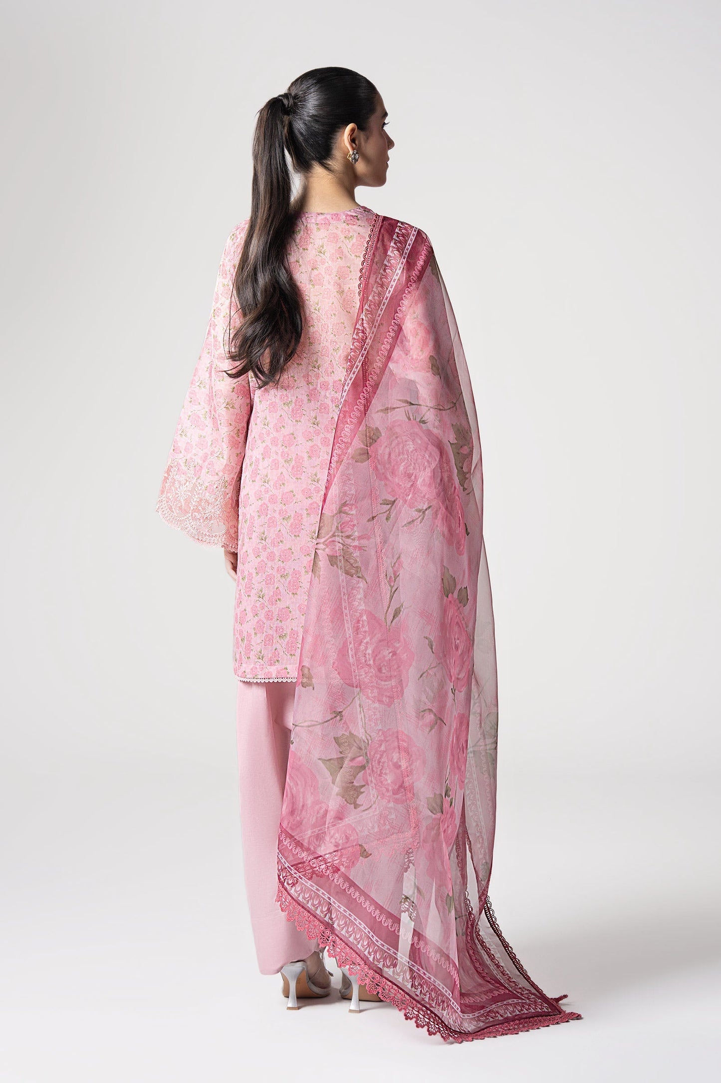 Maria B | Basics RTW | 3 Pc Embroidered Dobby Suit | MB-CS25-145