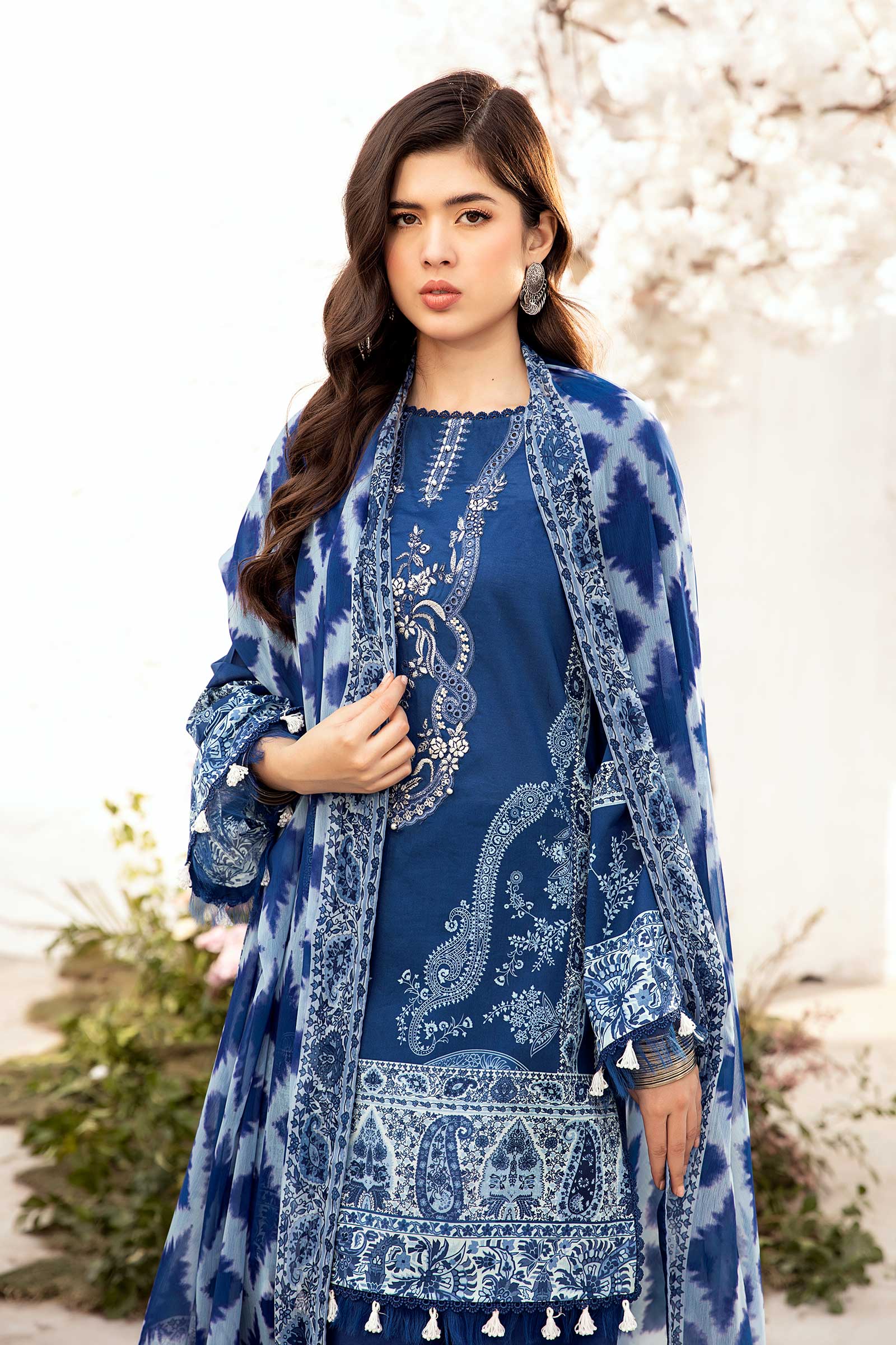 Maria B | M Basic Summer Lawn 25 | MB-CUS25-703B