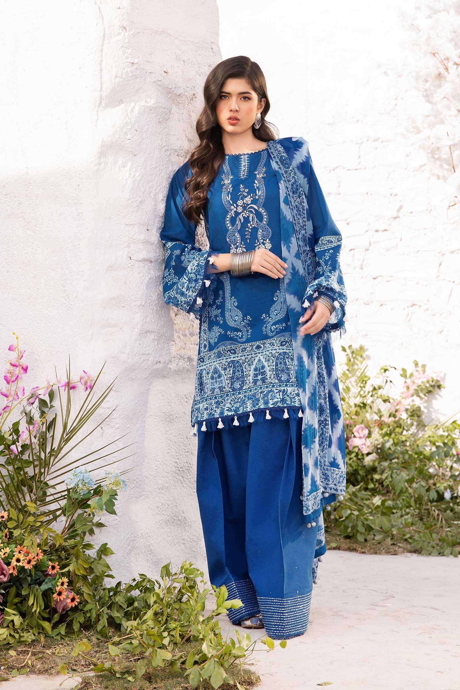 Maria B | M Basic Summer Lawn 25 | MB-CUS25-703B