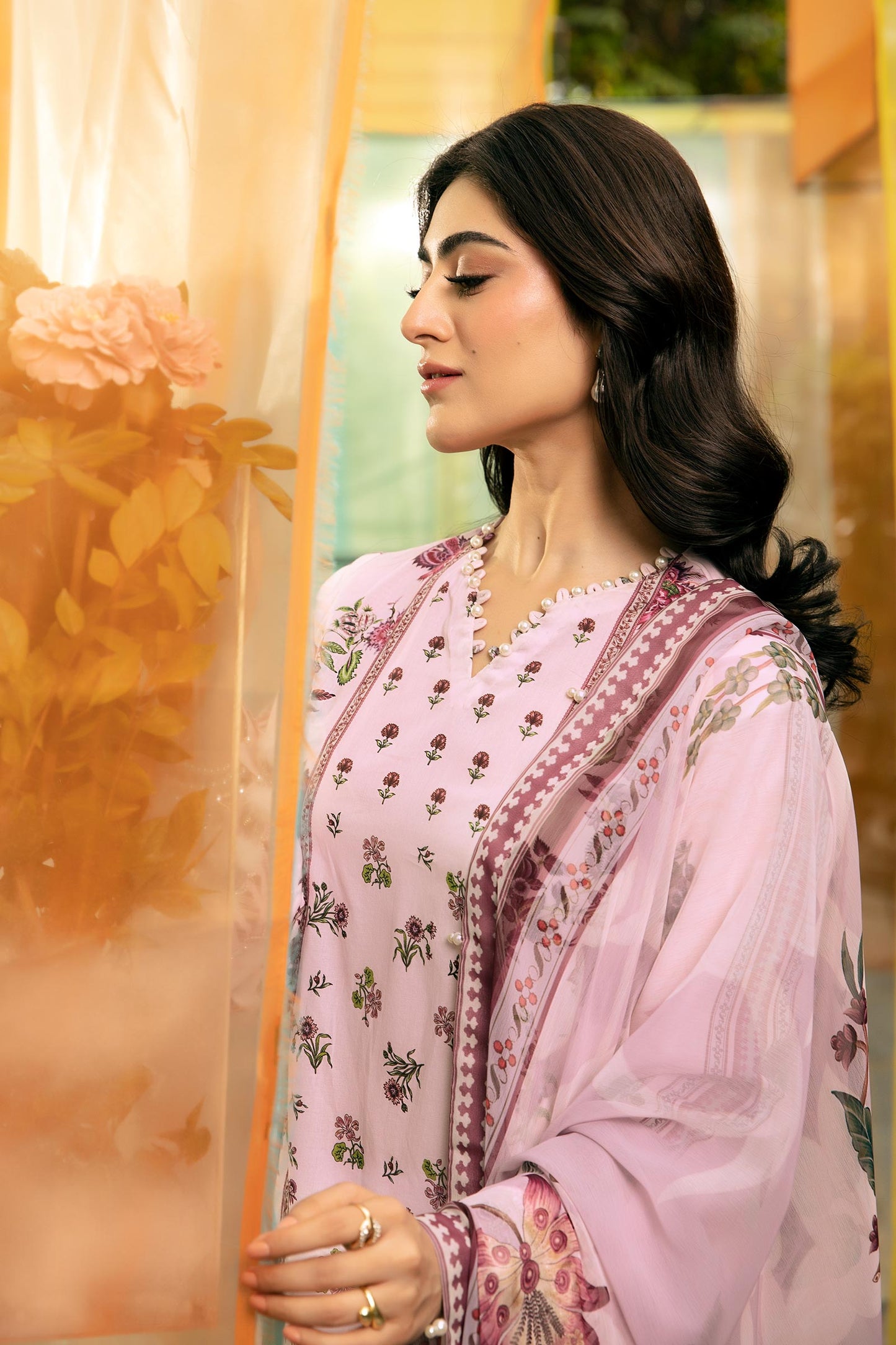 Maria B | M Basic Summer Lawn 25 | MB-CUS25-705B