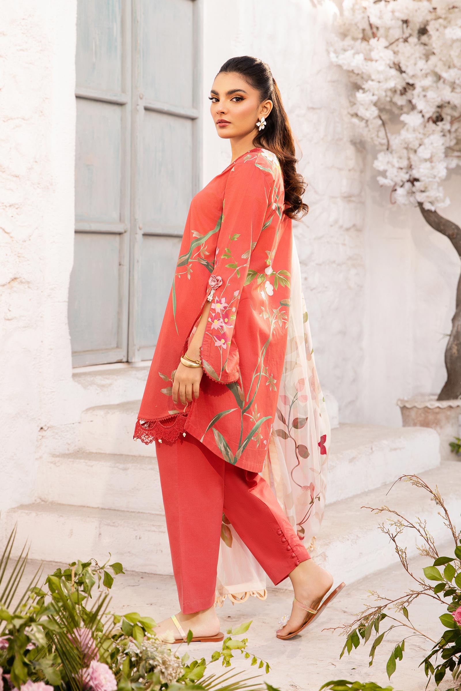 Maria B | M Basic Summer Lawn 25 | MB-CUS25-707B