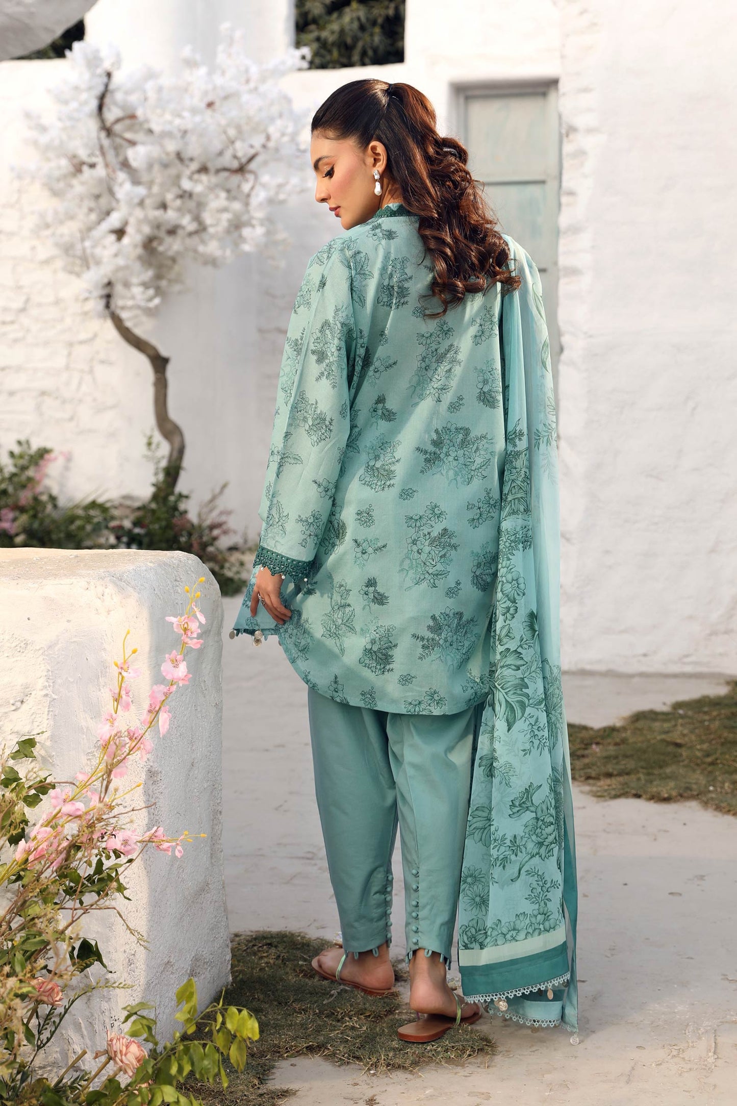 Maria B | M Basic Summer Lawn 25 | MB-CUS25-708B