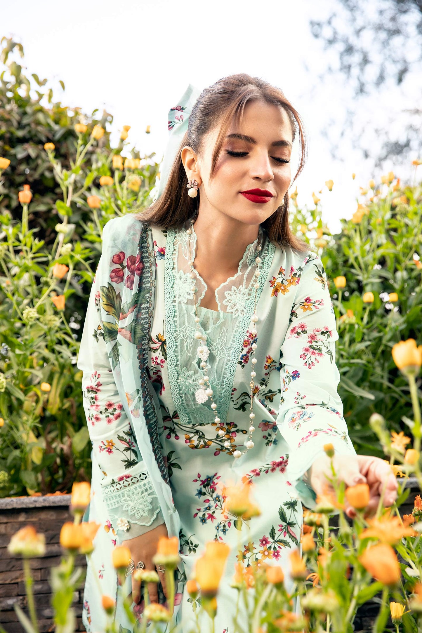 Maria B | M Basic Summer Lawn 25 | MB-CUS25-709B