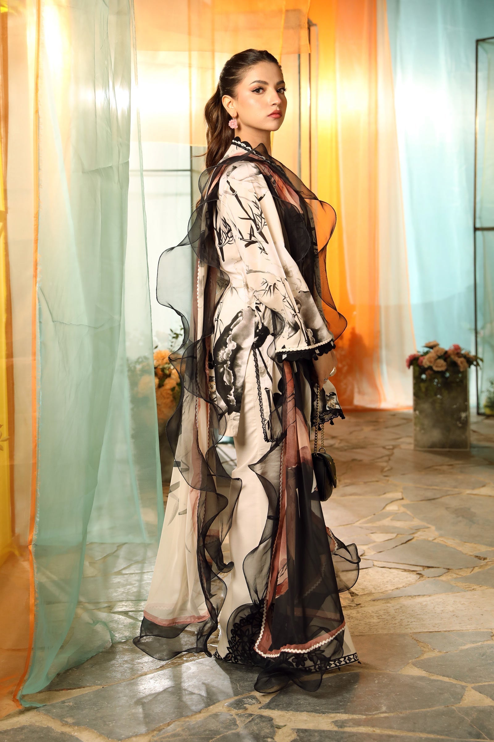 Maria B | M Basic Summer Lawn 25 | MB-CUS25-713B