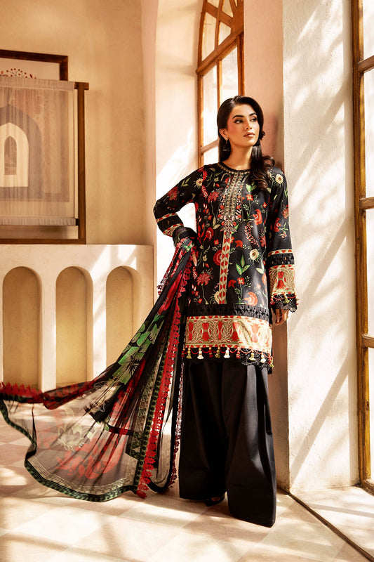 Maria B | Eid Basic Lawn | MB-CUS25-901A