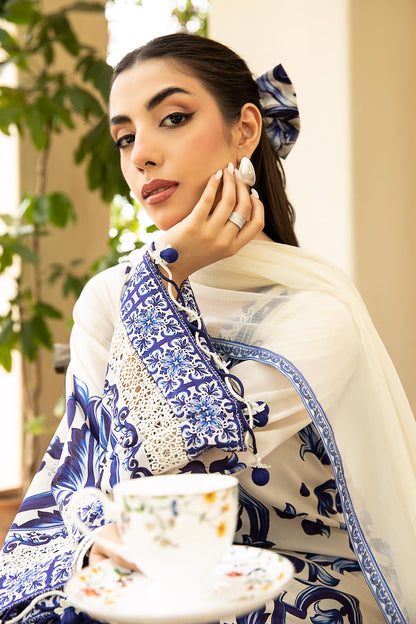 Maria B | Eid Basic Lawn | MB-CUS25-904A