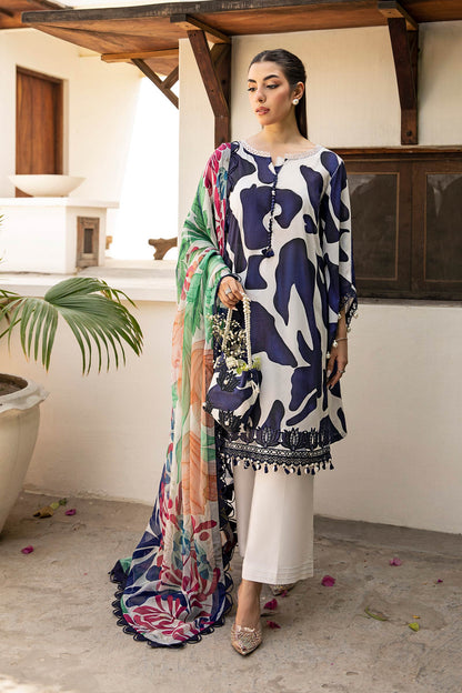 Maria B | Eid Basic Lawn | MB-CUS25-905B