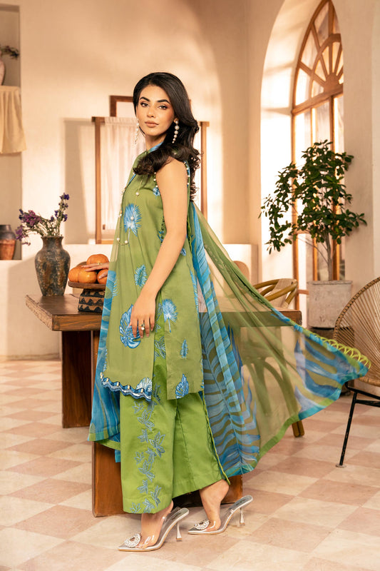 Maria B | Eid Basic Lawn | MB-CUS25-906A
