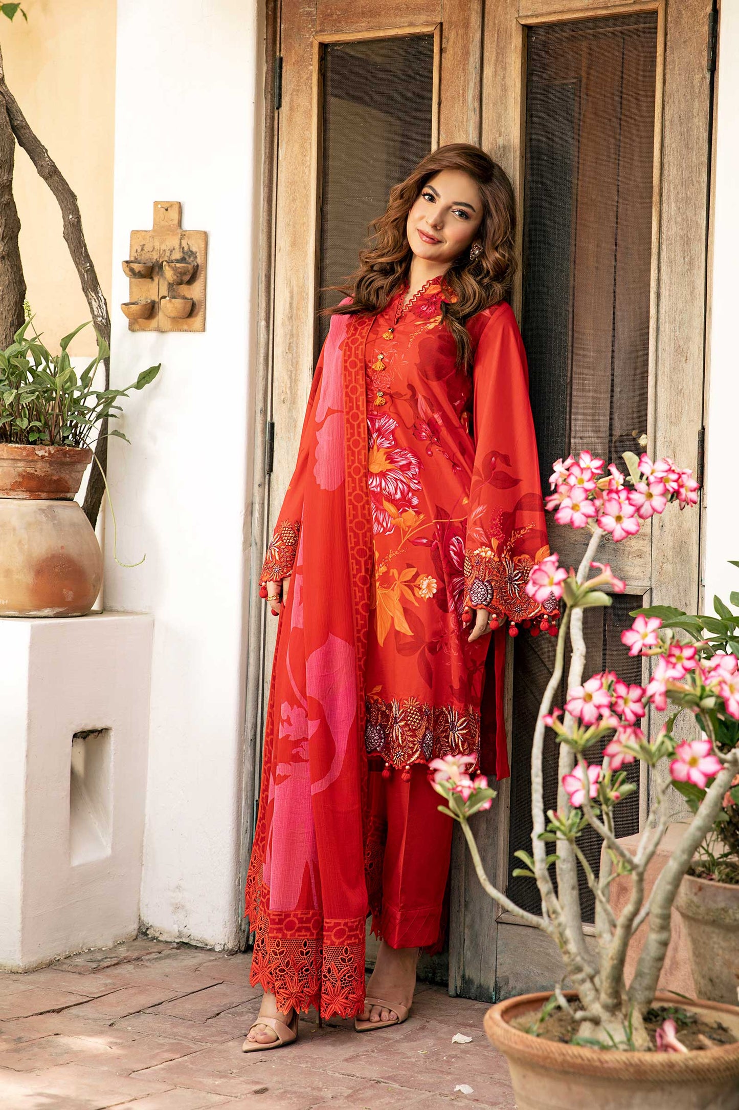 Maria B | Eid Basic Lawn | MB-CUS25-907A