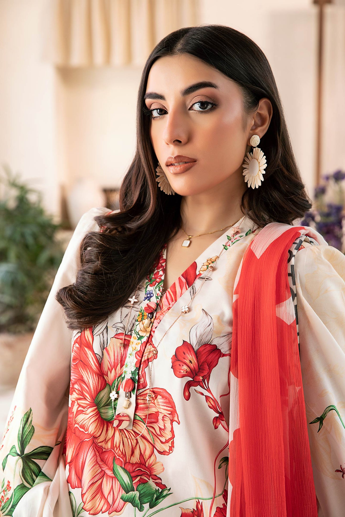 Maria B | Eid Basic Lawn | MB-CUS25-907B