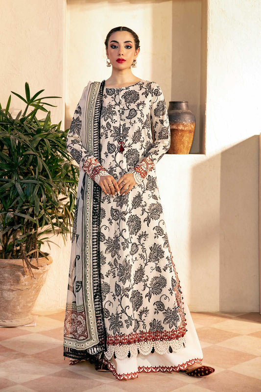 Maria B | Eid Basic Lawn | MB-CUS25-909A