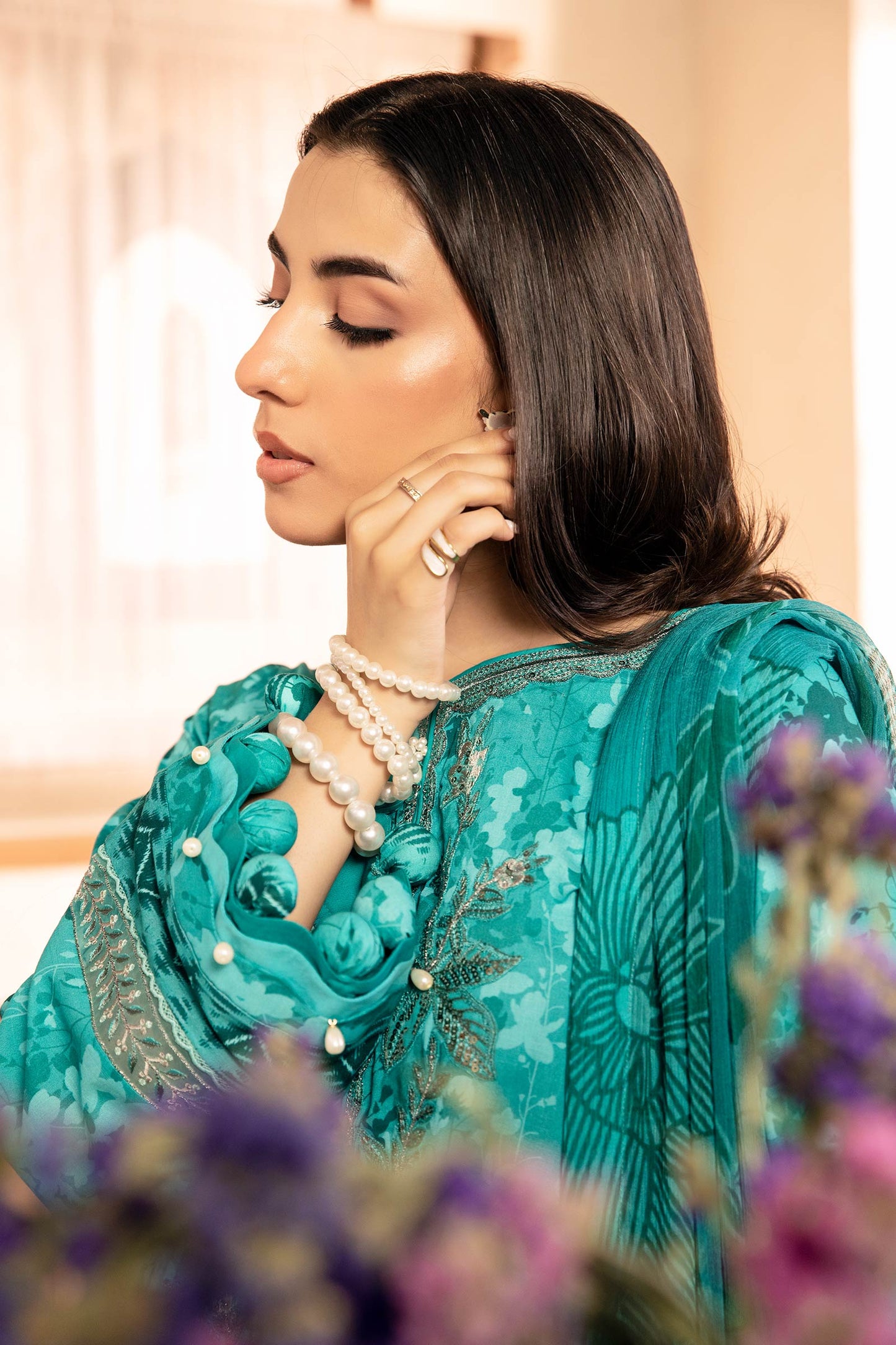Maria B | Eid Basic Lawn | MB-CUS25-910A