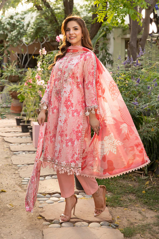 Maria B | Eid Basic Lawn | MB-CUS25-910B